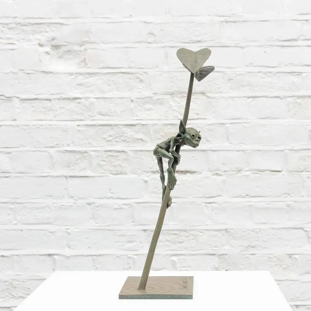Amazon Goblin - Bronze Sculpture (Small) - Edition by artist David Goode - Wyecliffe Galleries