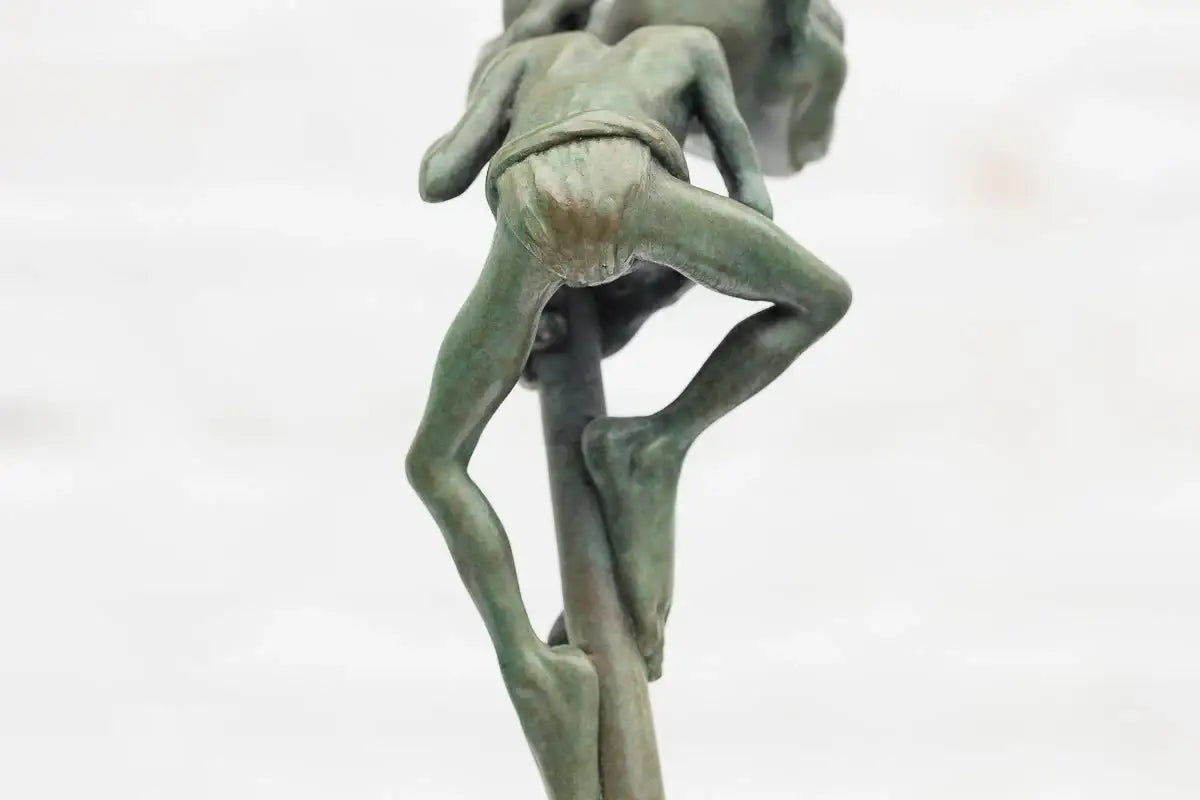 Amazon Goblin - Bronze Sculpture (Small) - Edition by artist David Goode - Wyecliffe Galleries