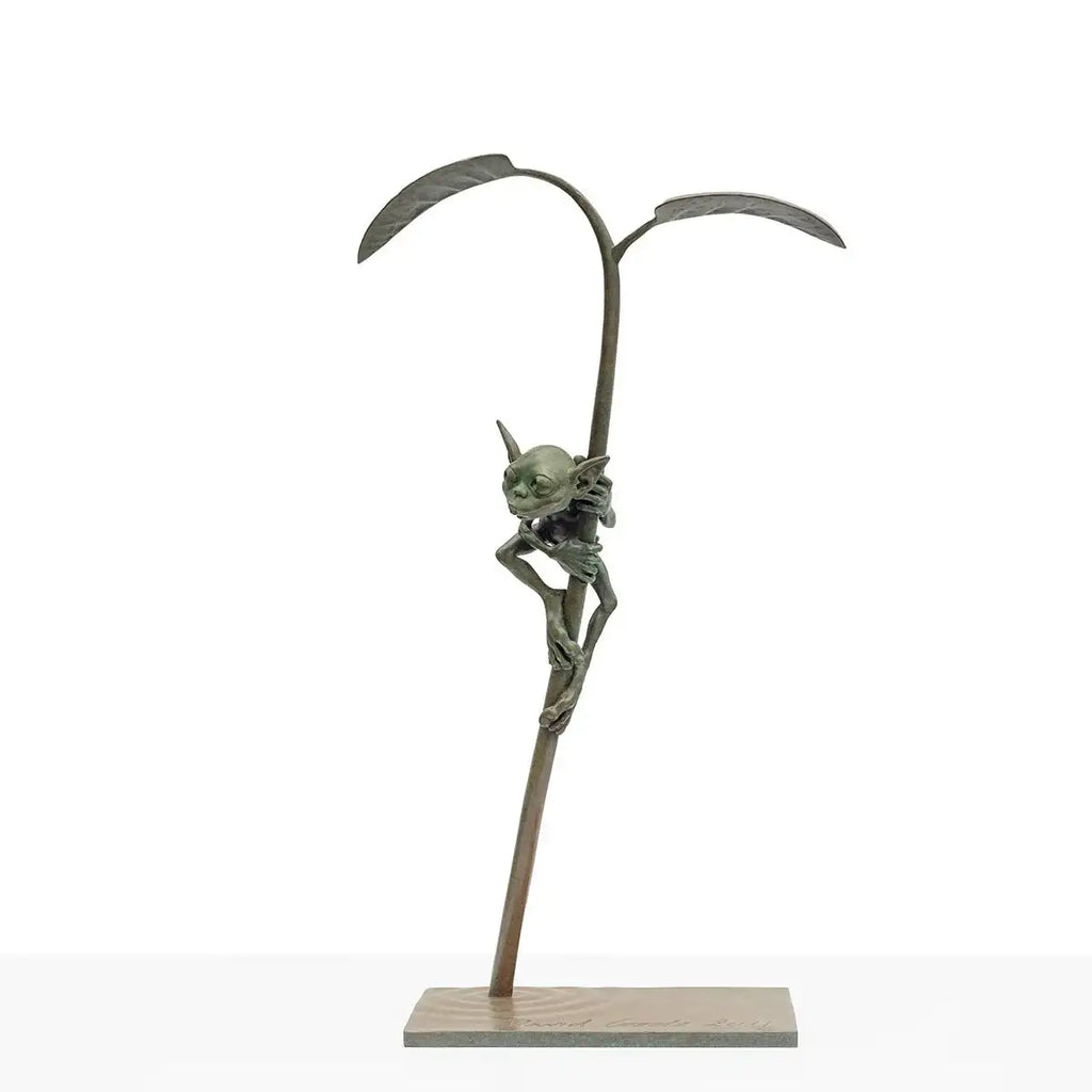 Amazon Goblin - Bronze Sculpture (Small) - Edition by artist David Goode - Wyecliffe Galleries