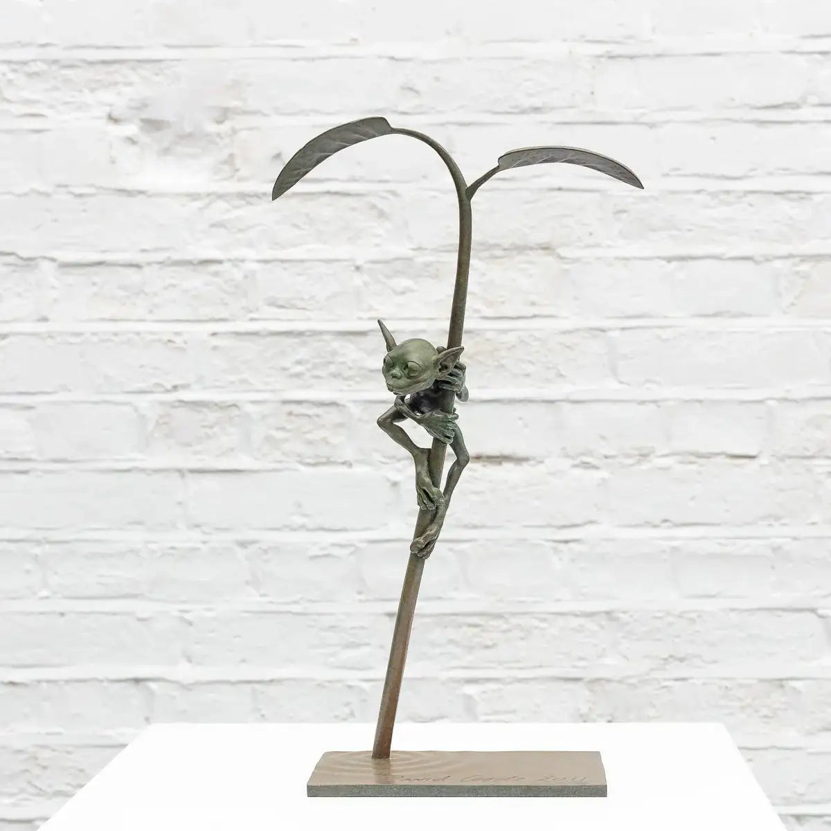 Amazon Goblin - Bronze Sculpture (Small) - Edition by artist David Goode - Wyecliffe Galleries