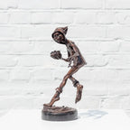 Caterpillar Spiller - Bronze Sculpture (Miniature) - Edition by artist David Goode - Wyecliffe Galleries