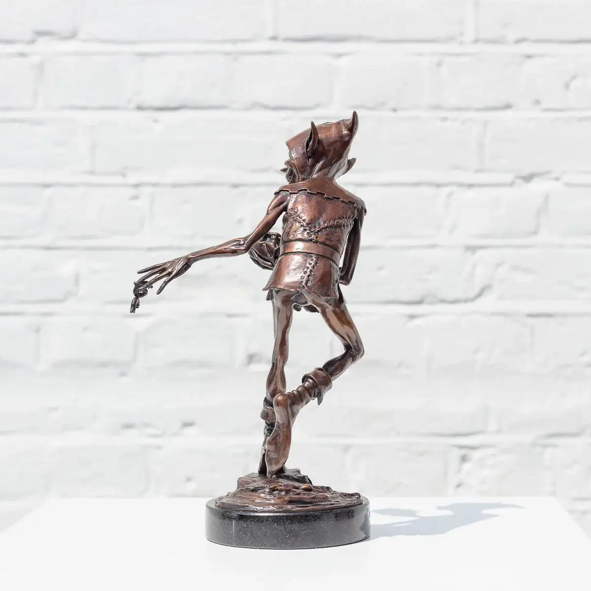 Caterpillar Spiller - Bronze Sculpture (Miniature) - Edition by artist David Goode - Wyecliffe Galleries