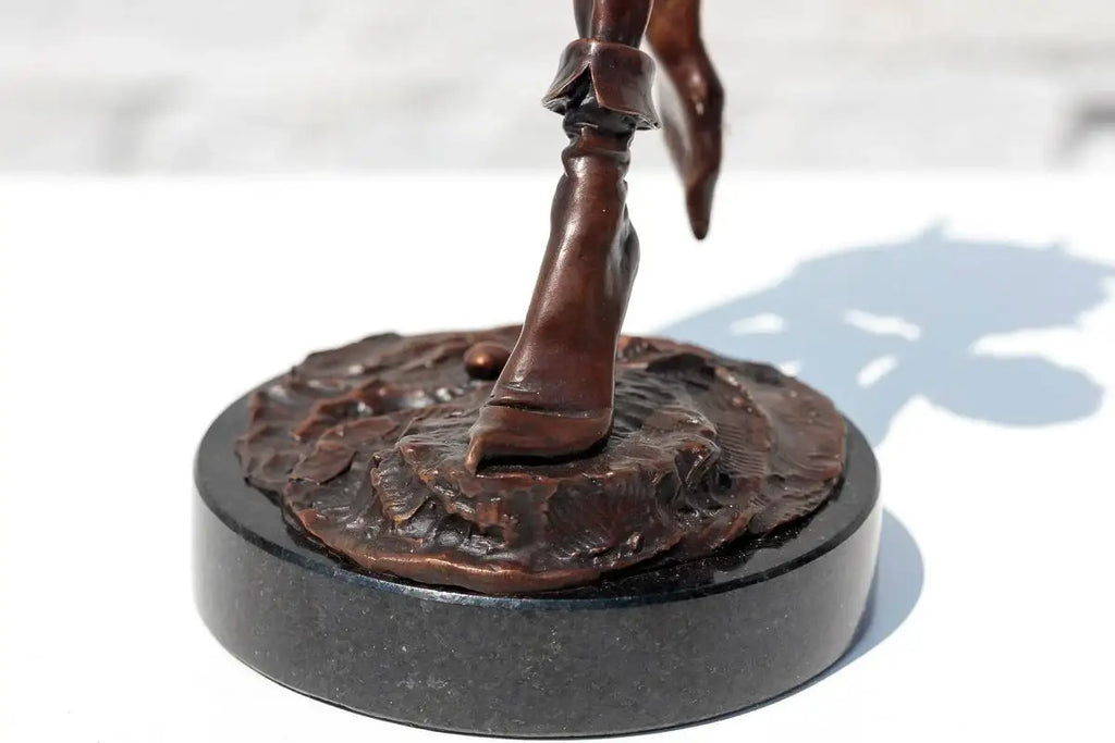 Caterpillar Spiller - Bronze Sculpture (Miniature) - Edition by artist David Goode - Wyecliffe Galleries