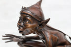 Caught in the Act - Bronze Sculpture (Miniature) - Edition by artist David Goode - Wyecliffe Galleries
