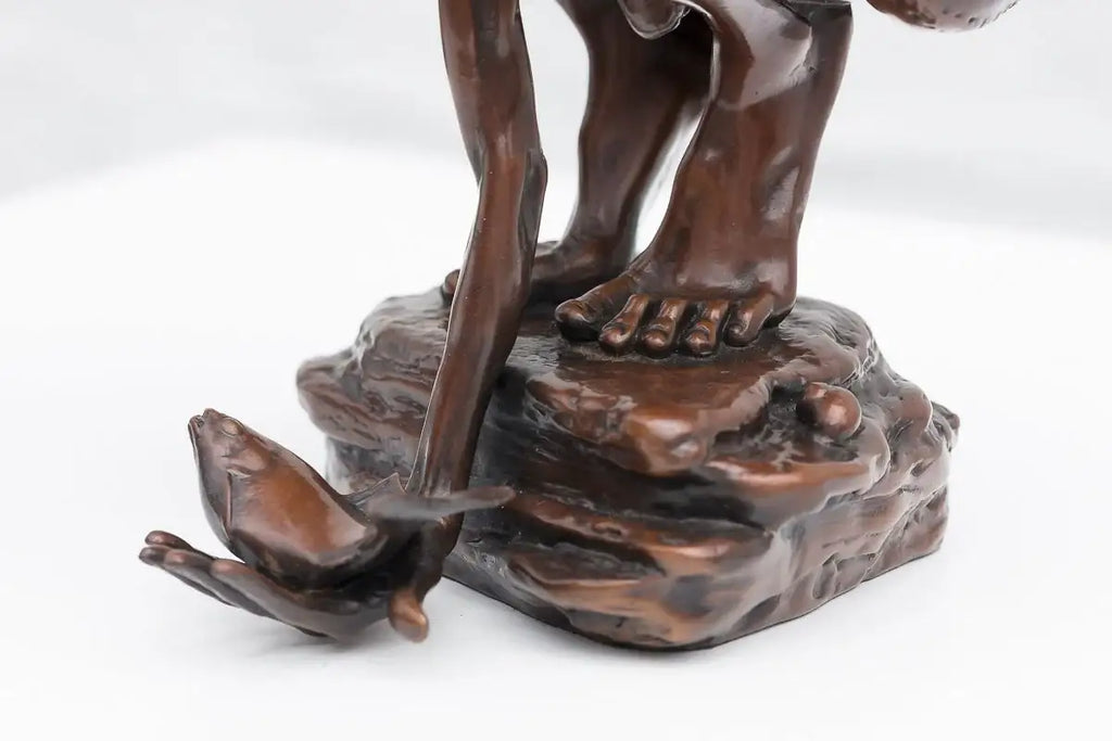 Caught in the Act - Bronze Sculpture (Miniature) - Edition by artist David Goode - Wyecliffe Galleries