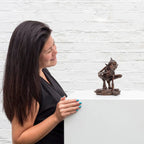 Caught in the Act - Bronze Sculpture (Miniature) - Edition by artist David Goode - Wyecliffe Galleries