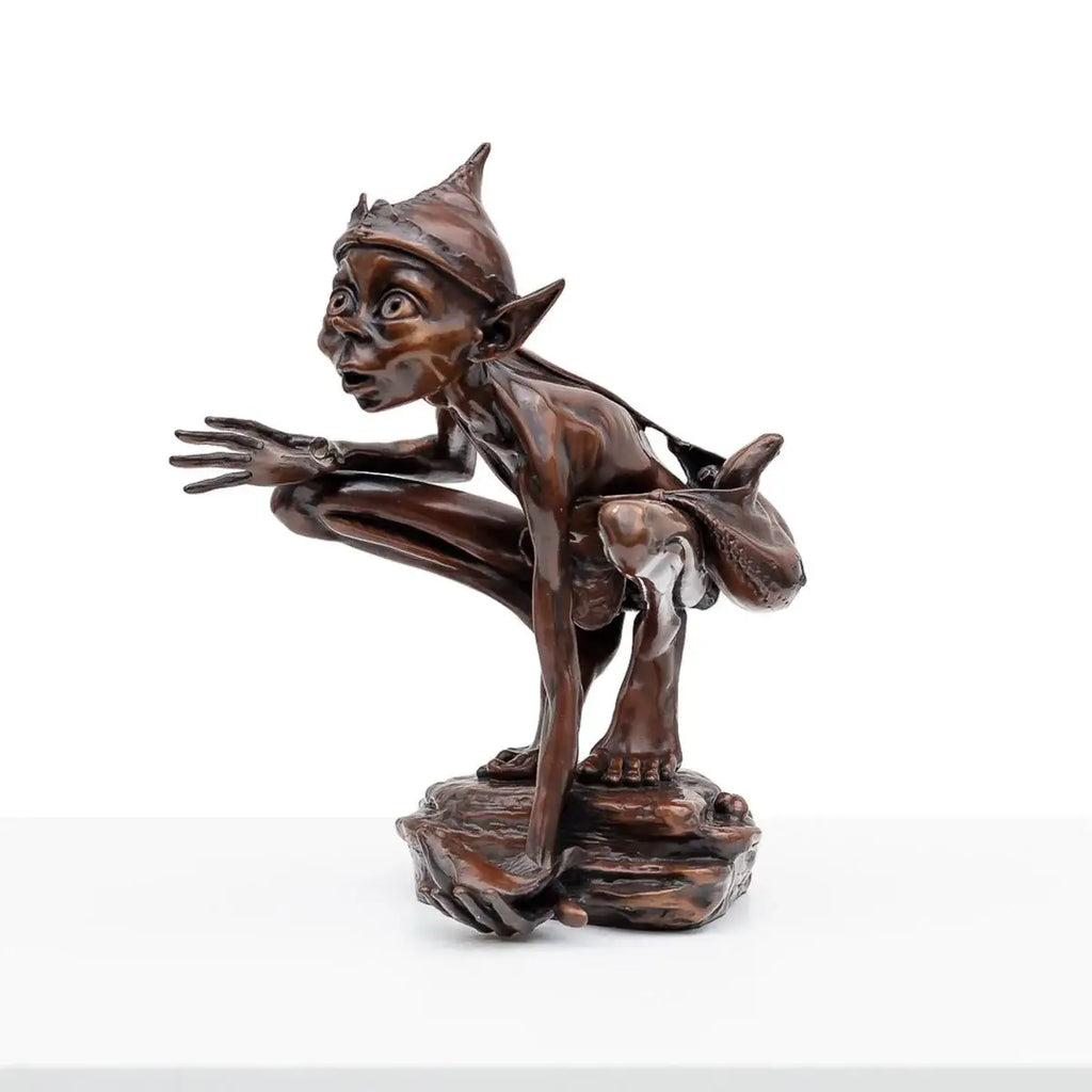 Caught in the Act - Bronze Sculpture (Miniature) - Edition by artist David Goode - Wyecliffe Galleries