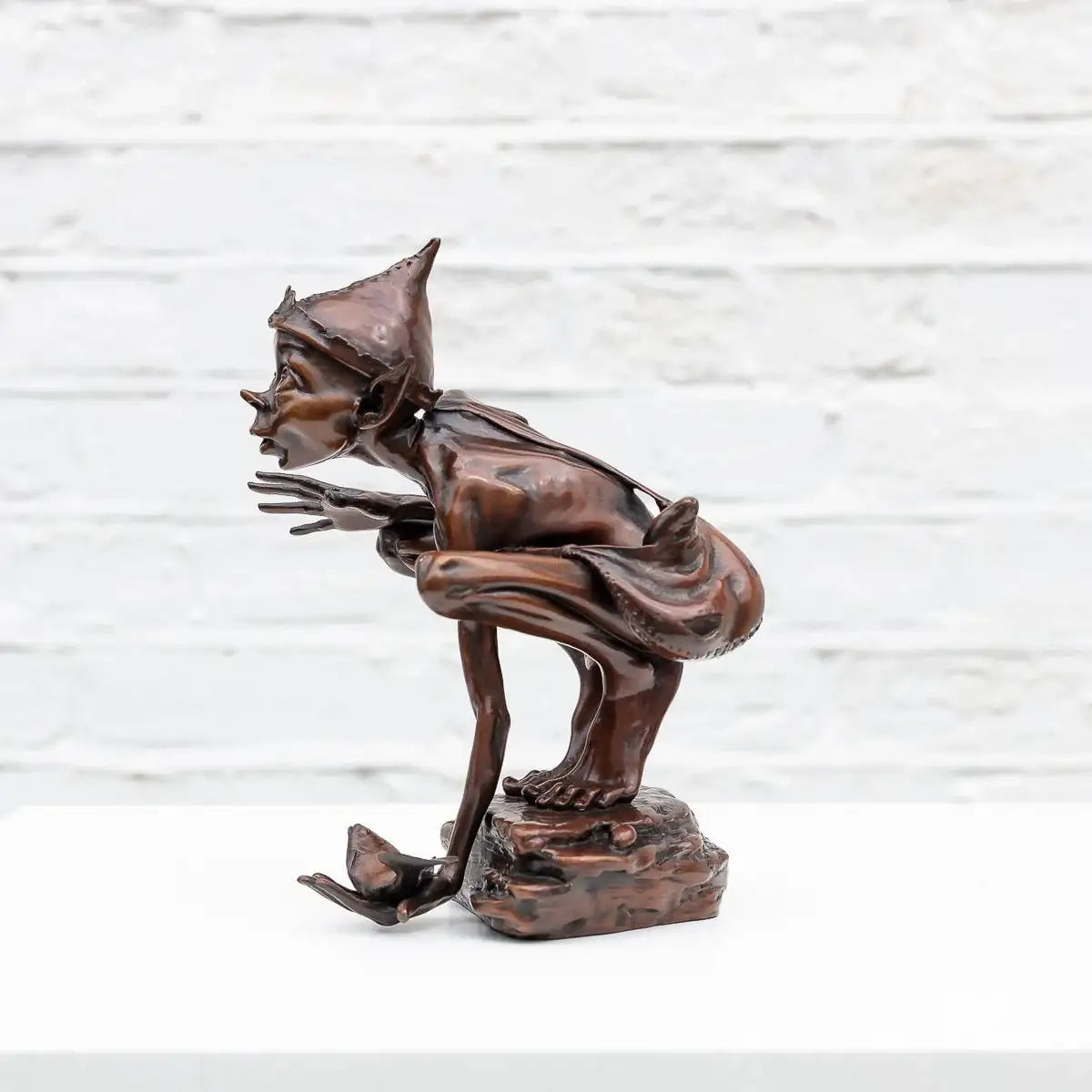 Caught in the Act - Bronze Sculpture (Miniature) - Edition by artist David Goode - Wyecliffe Galleries