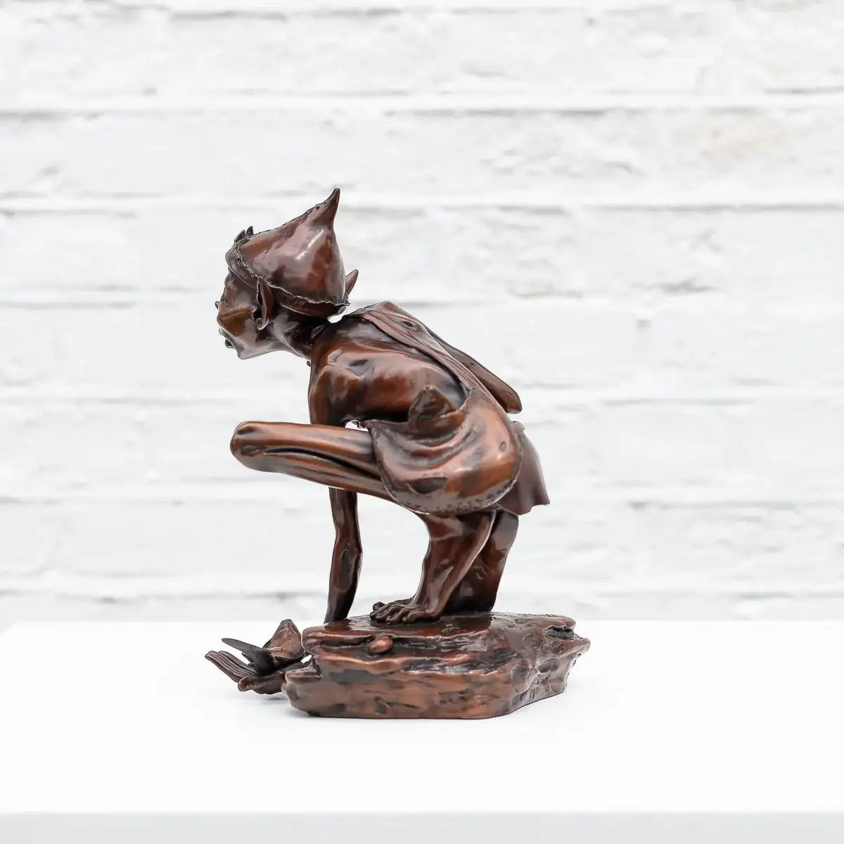 Caught in the Act - Bronze Sculpture (Miniature) - Edition by artist David Goode - Wyecliffe Galleries