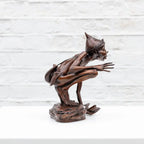 Caught in the Act - Bronze Sculpture (Miniature) - Edition by artist David Goode - Wyecliffe Galleries