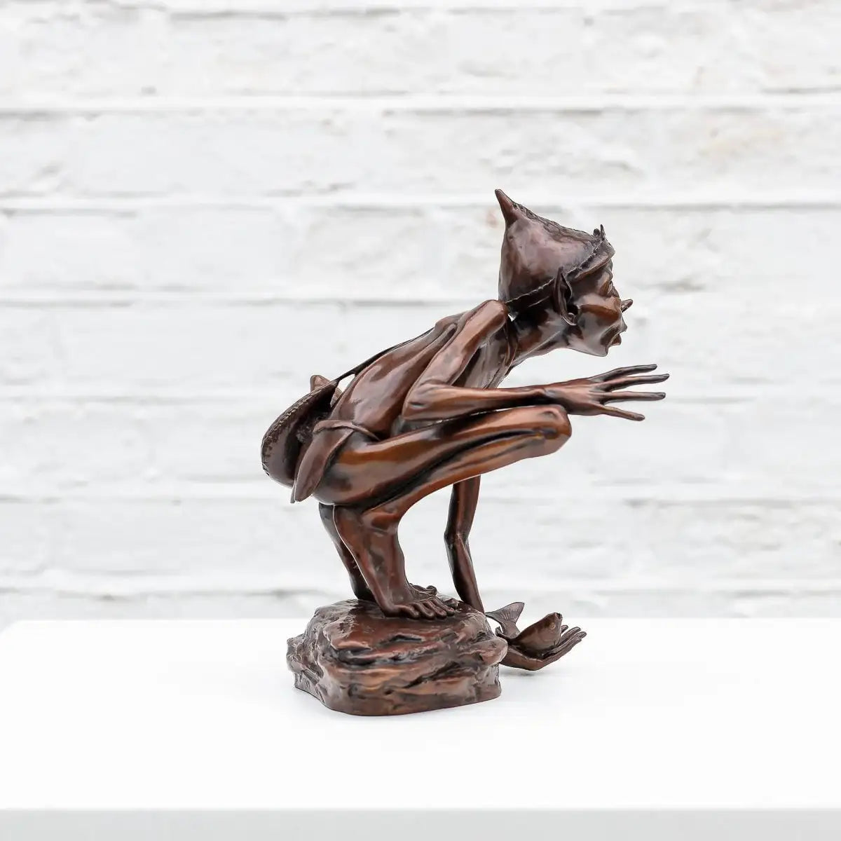 Caught in the Act - Bronze Sculpture (Miniature) - Edition by artist David Goode - Wyecliffe Galleries