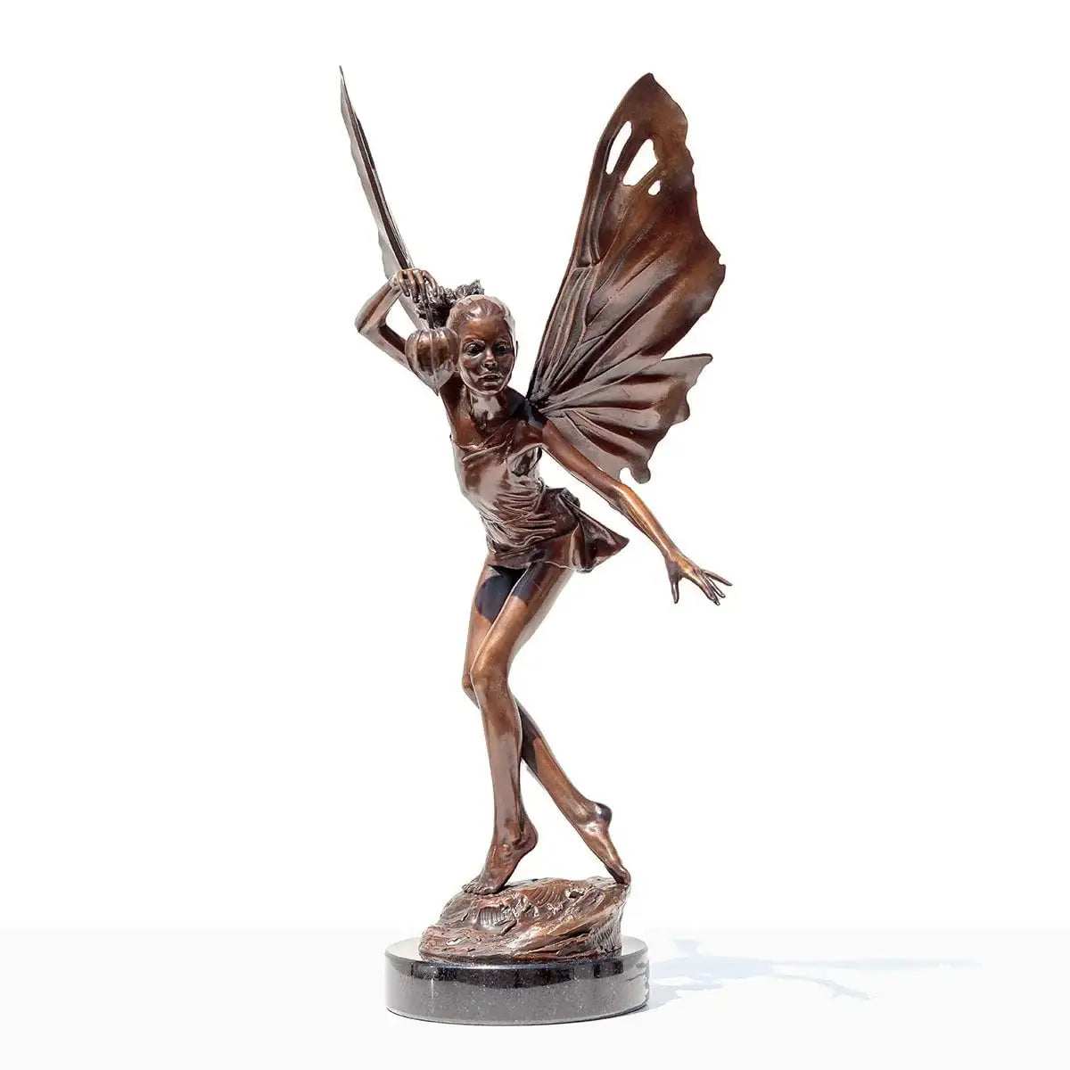 Fairy - Bronze Sculpture (Miniature) - Edition by artist David Goode - Wyecliffe Galleries