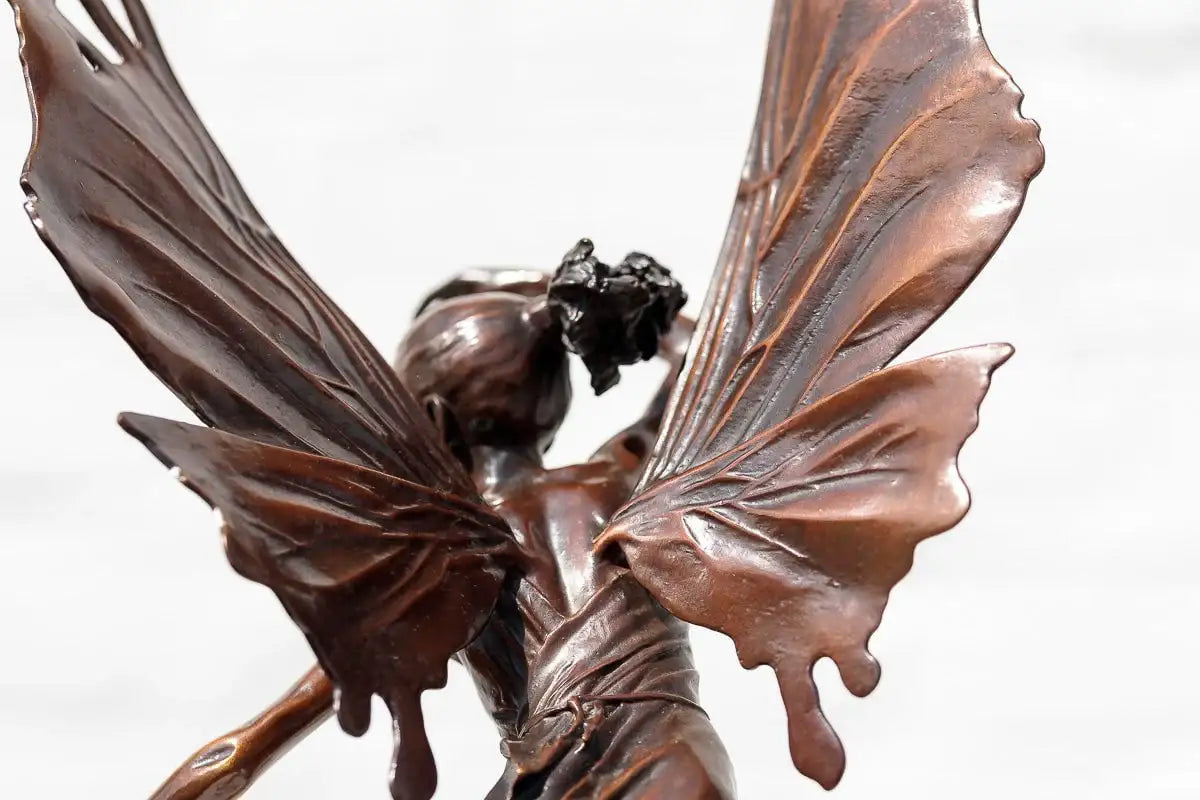 Fairy - Bronze Sculpture (Miniature) - Edition by artist David Goode - Wyecliffe Galleries