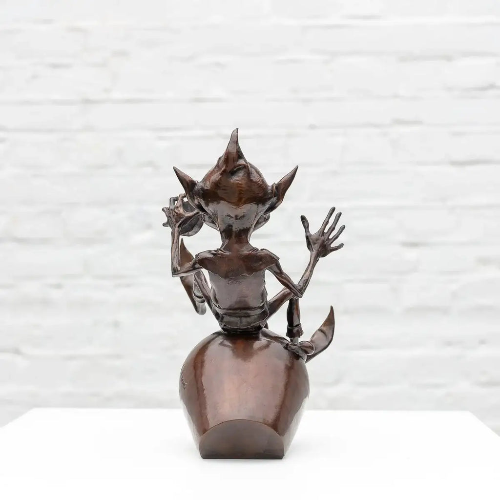 Jackpot - Bronze Sculpture (Miniature) - Edition by artist David Goode - Wyecliffe Galleries