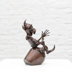 Jackpot - Bronze Sculpture (Miniature) - Edition by artist David Goode - Wyecliffe Galleries