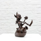 Jackpot - Bronze Sculpture (Miniature) - Edition by artist David Goode - Wyecliffe Galleries