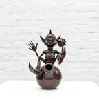 Jackpot - Bronze Sculpture (Miniature) - Edition by artist David Goode - Wyecliffe Galleries