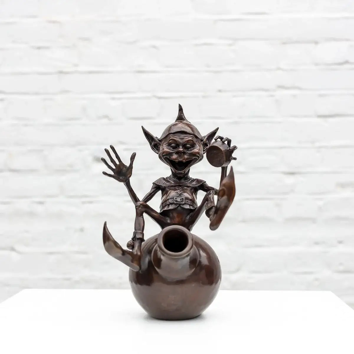 Jackpot - Bronze Sculpture (Miniature) - Edition by artist David Goode - Wyecliffe Galleries