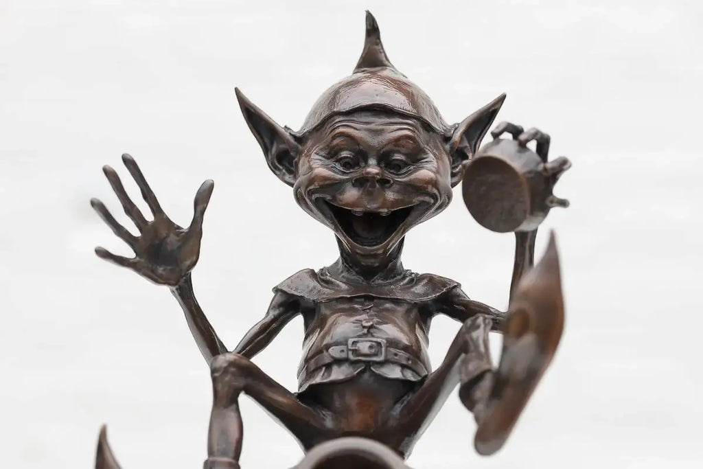 Jackpot - Bronze Sculpture (Miniature) - Edition by artist David Goode - Wyecliffe Galleries