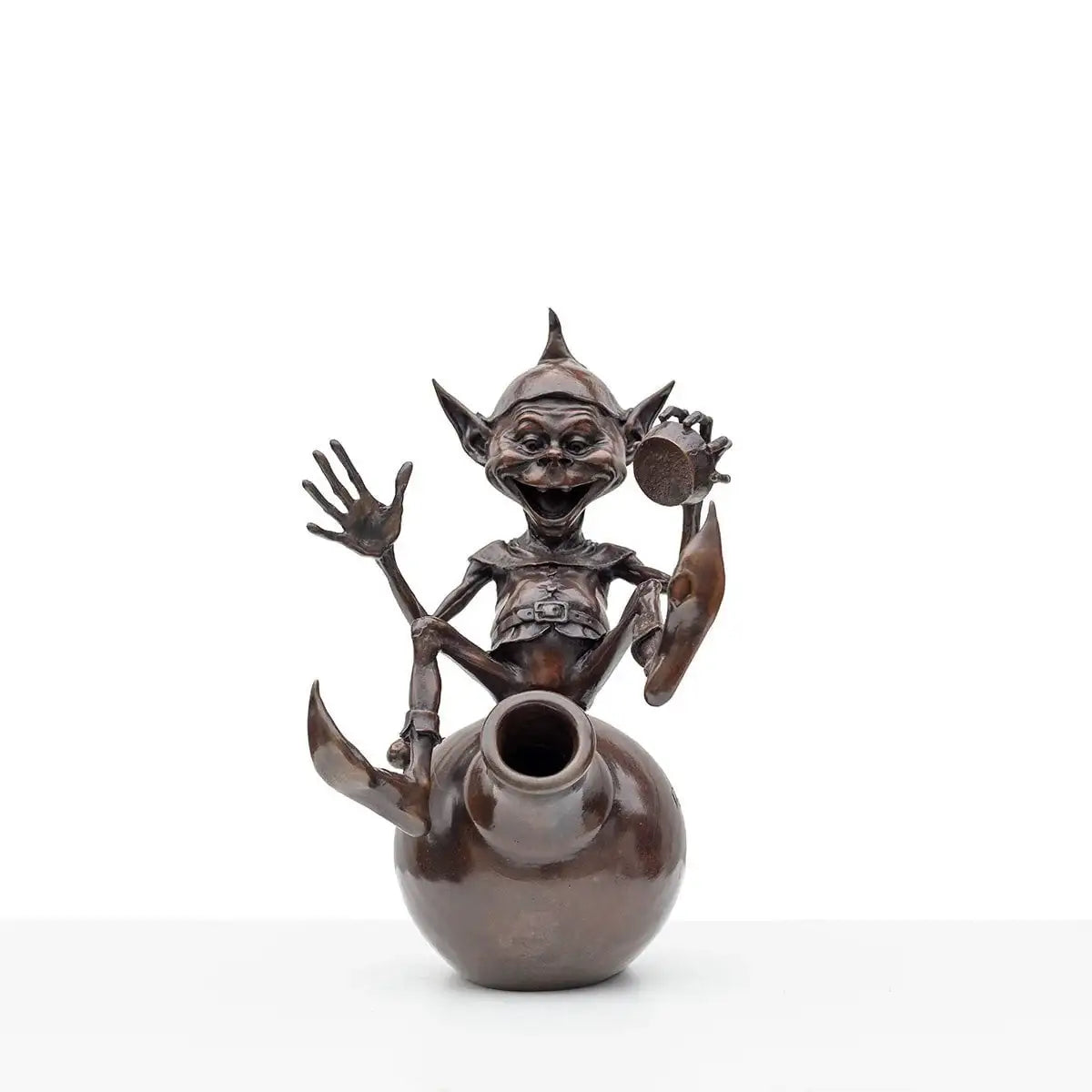 Jackpot - Bronze Sculpture (Miniature) - Edition by artist David Goode - Wyecliffe Galleries