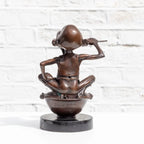 Little Pudding - Bronze Sculpture (Miniature) - Edition by artist David Goode - Wyecliffe Galleries