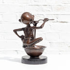Little Pudding - Bronze Sculpture (Miniature) - Edition by artist David Goode - Wyecliffe Galleries