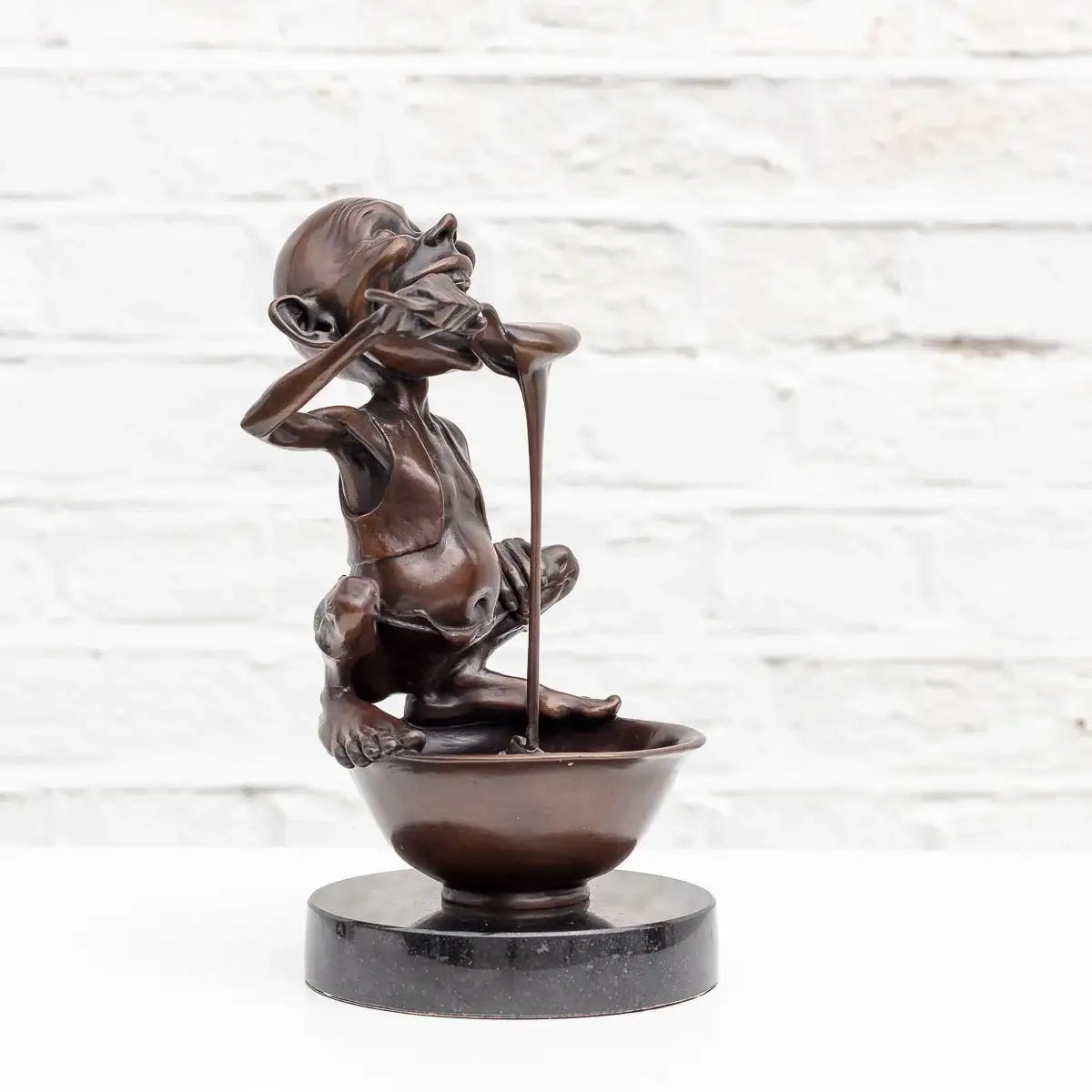 Little Pudding - Bronze Sculpture (Miniature) - Edition by artist David Goode - Wyecliffe Galleries