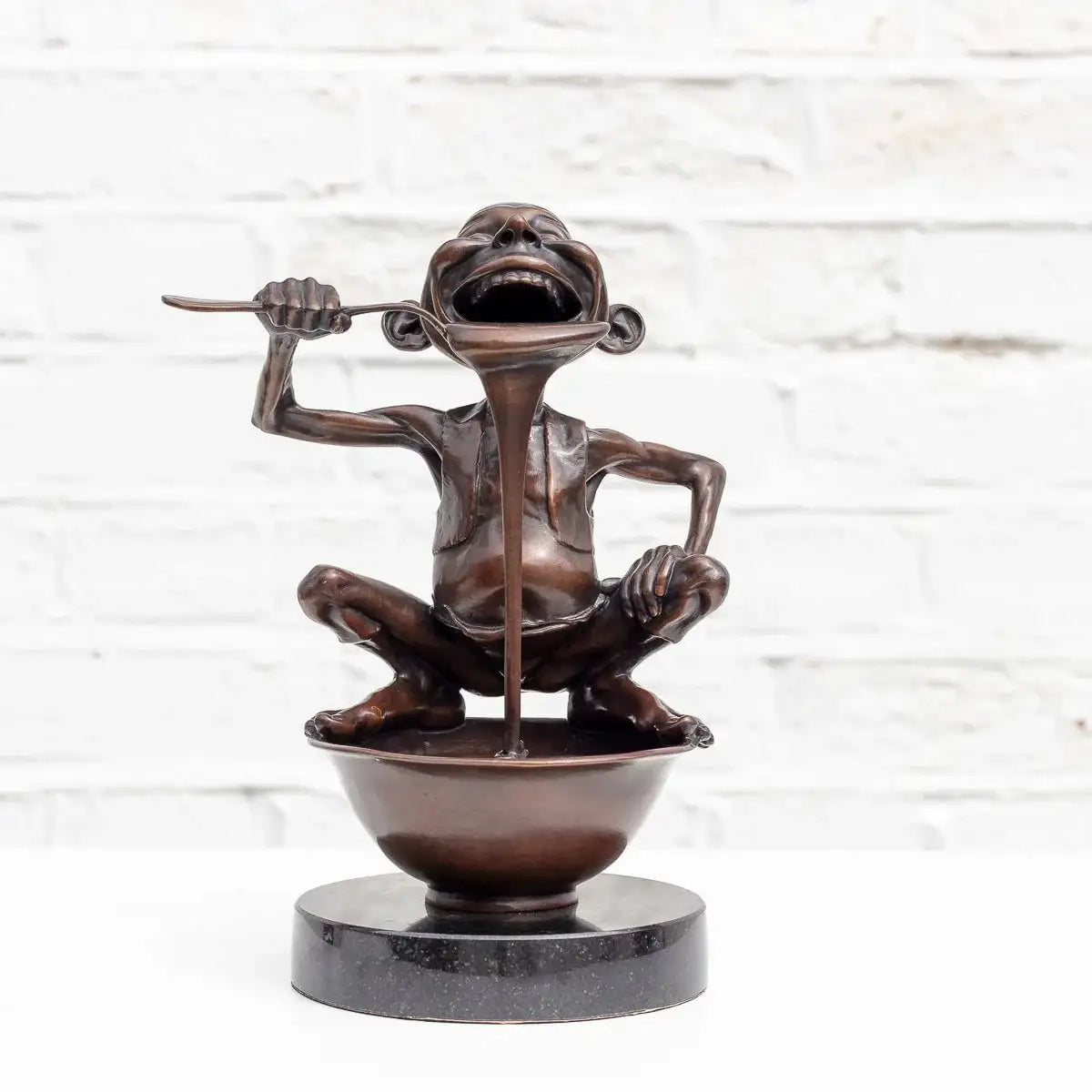 Little Pudding - Bronze Sculpture (Miniature) - Edition by artist David Goode - Wyecliffe Galleries