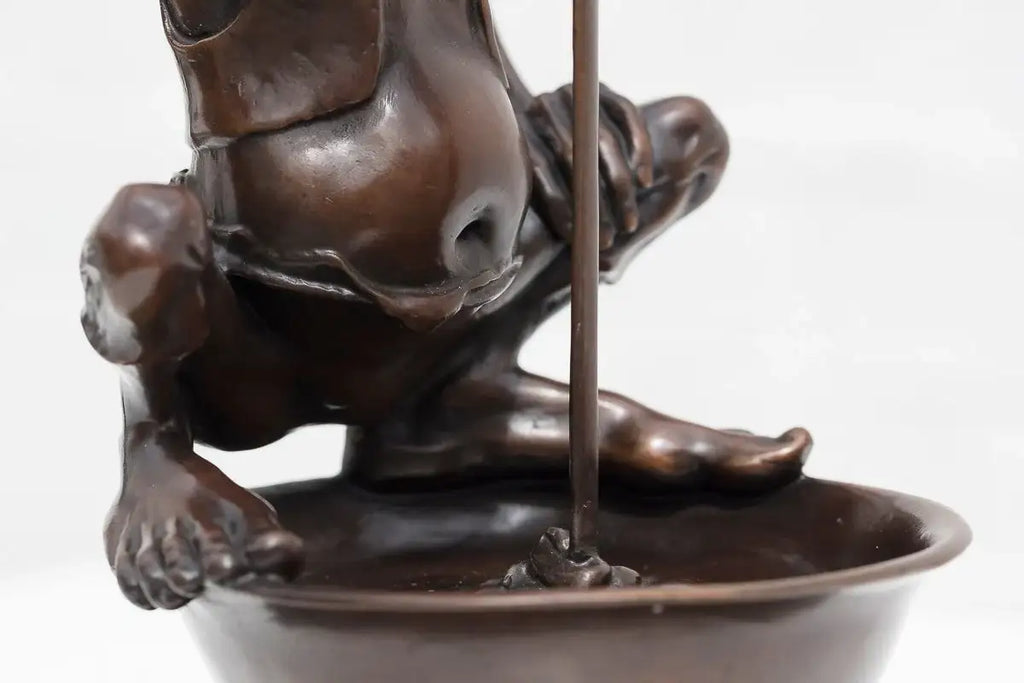 Little Pudding - Bronze Sculpture (Miniature) - Edition by artist David Goode - Wyecliffe Galleries