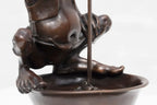 Little Pudding - Bronze Sculpture (Miniature) - Edition by artist David Goode - Wyecliffe Galleries