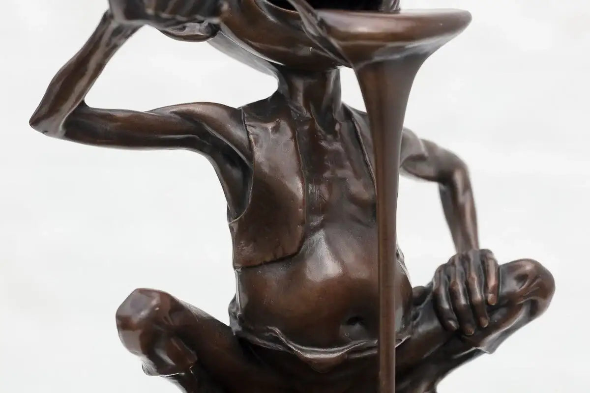 Little Pudding - Bronze Sculpture (Miniature) - Edition by artist David Goode - Wyecliffe Galleries