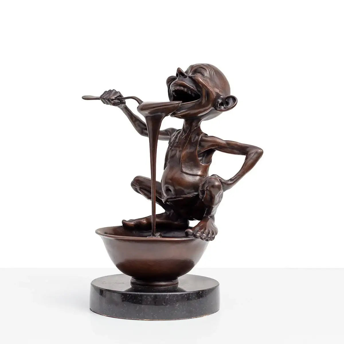 Little Pudding - Bronze Sculpture (Miniature) - Edition by artist David Goode - Wyecliffe Galleries