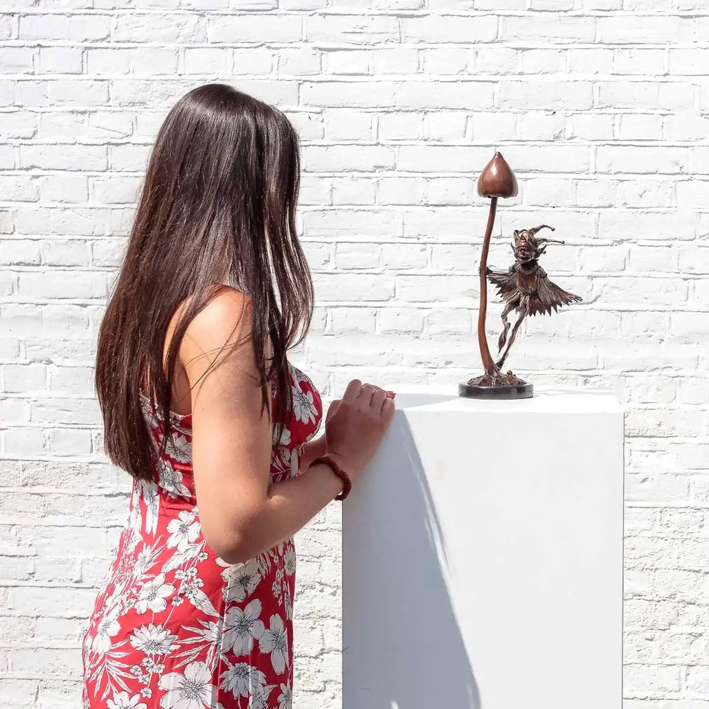 Magic Dancer - Bronze Sculpture (Miniature) - Edition by artist David Goode - Wyecliffe Galleries