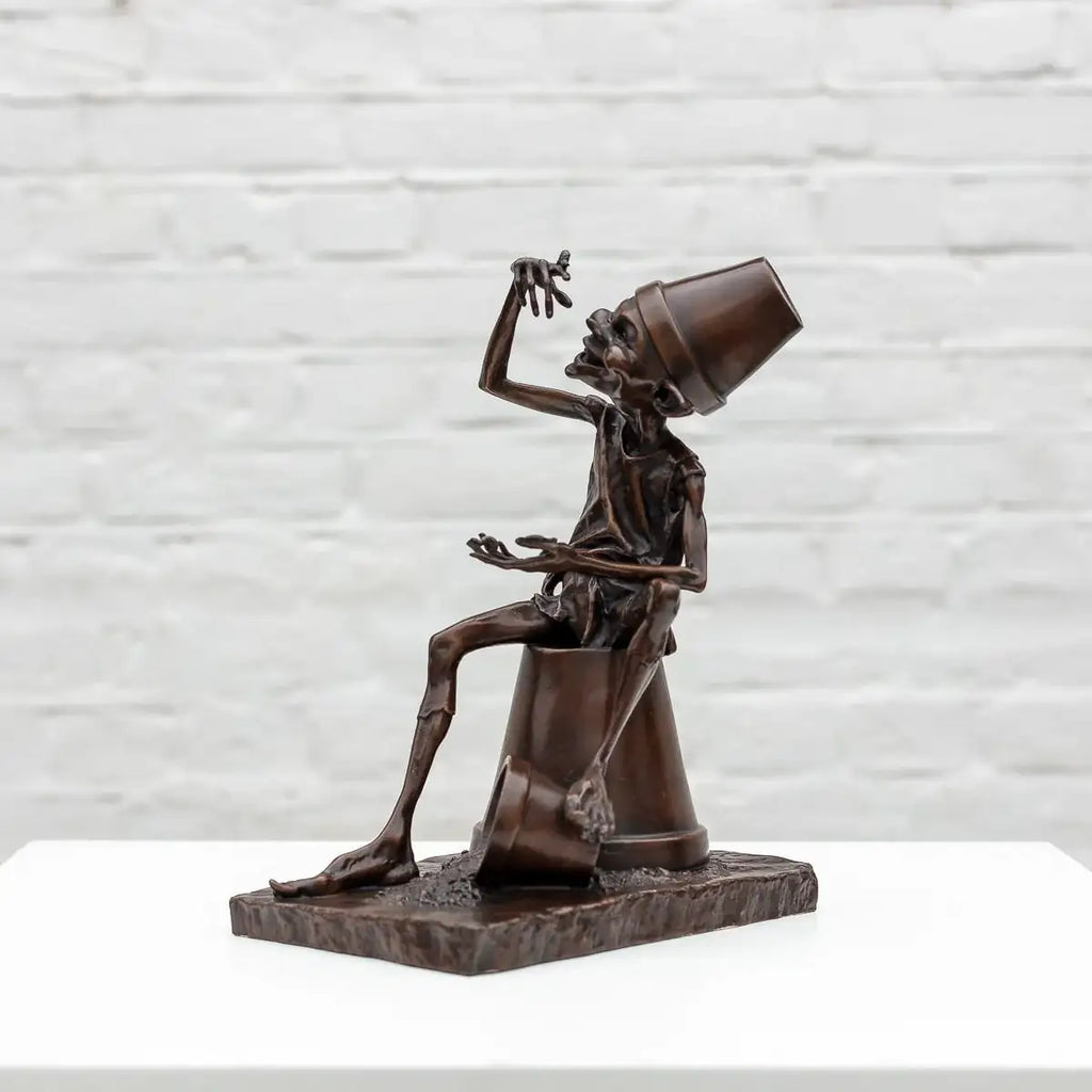 Mischief - Bronze Sculpture (Miniature) - Edition by artist David Goode - Wyecliffe Galleries