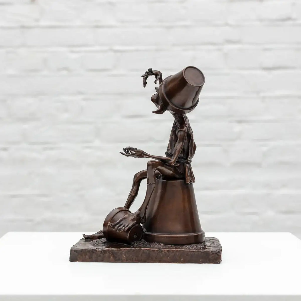 Mischief - Bronze Sculpture (Miniature) - Edition by artist David Goode - Wyecliffe Galleries