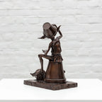 Mischief - Bronze Sculpture (Miniature) - Edition by artist David Goode - Wyecliffe Galleries