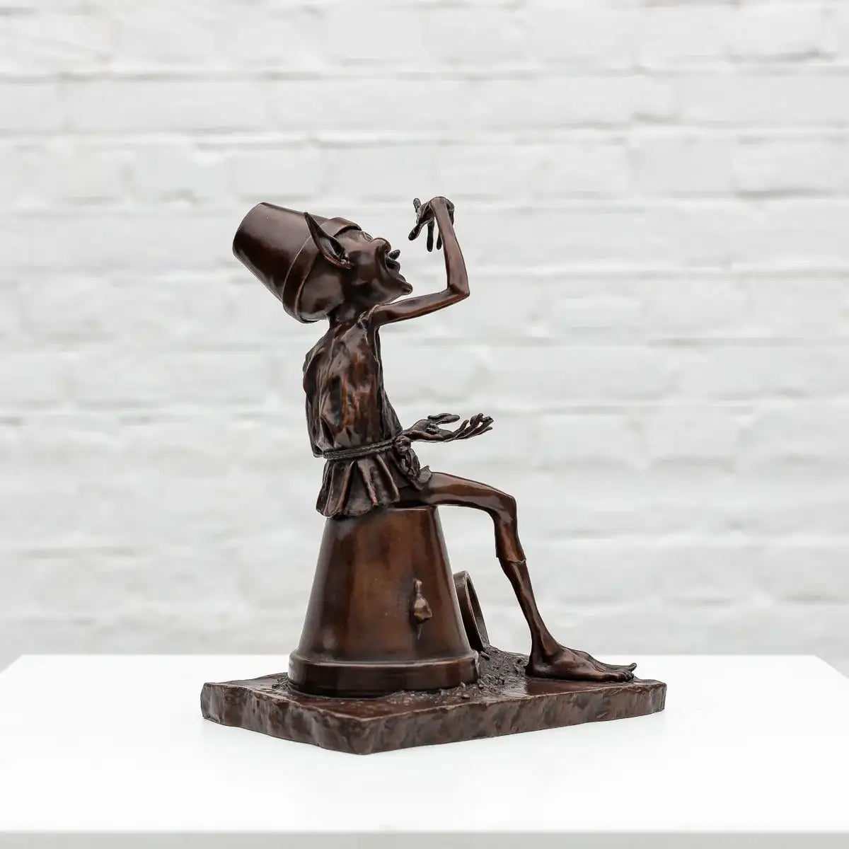 Mischief - Bronze Sculpture (Miniature) - Edition by artist David Goode - Wyecliffe Galleries