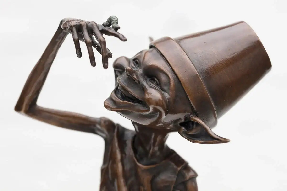 Mischief - Bronze Sculpture (Miniature) - Edition by artist David Goode - Wyecliffe Galleries