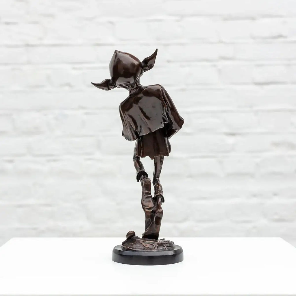 Sax Player - Bronze Sculpture (Miniature) - Edition by artist David Goode - Wyecliffe Galleries