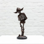 Sax Player - Bronze Sculpture (Miniature) - Edition by artist David Goode - Wyecliffe Galleries