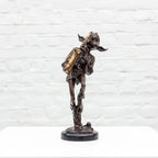 Sax Player - Bronze Sculpture (Miniature) - Edition by artist David Goode - Wyecliffe Galleries