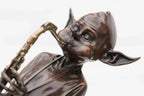 Sax Player - Bronze Sculpture (Miniature) - Edition by artist David Goode - Wyecliffe Galleries