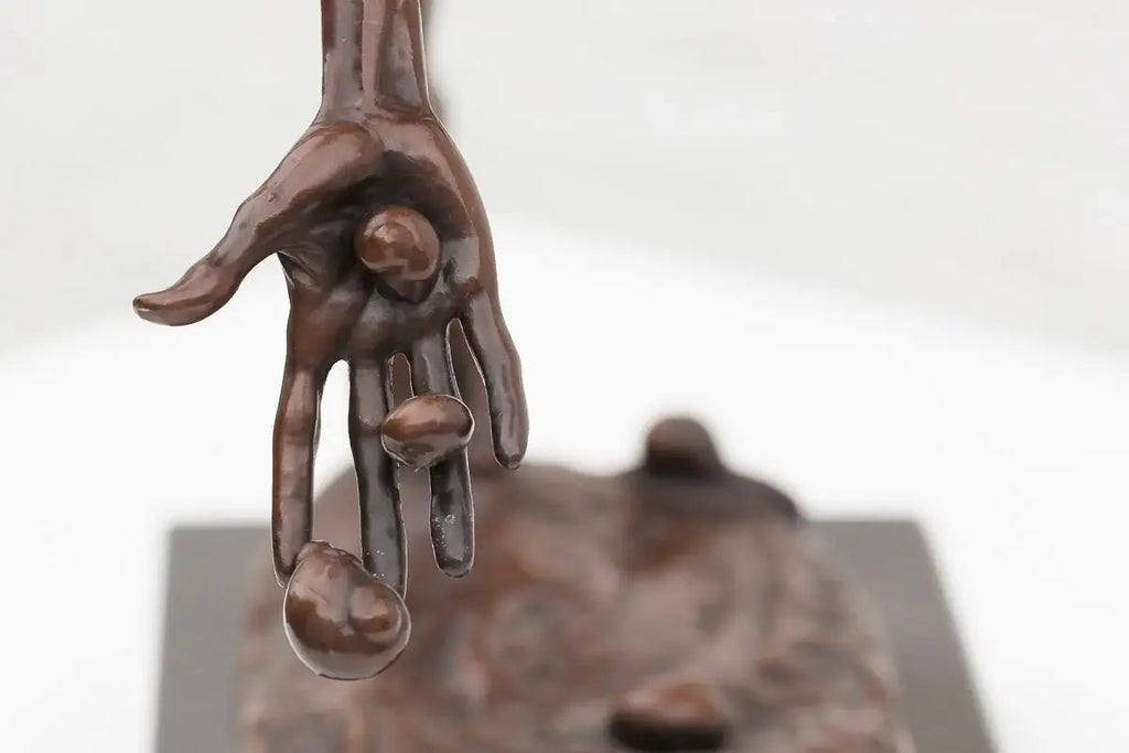 Snailmaker - Bronze Sculpture (Miniature) - Edition by artist David Goode - Wyecliffe Galleries