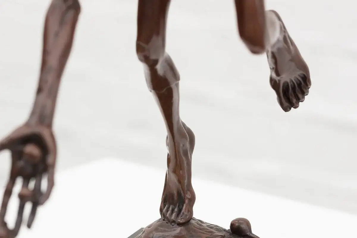 Snailmaker - Bronze Sculpture (Miniature) - Edition by artist David Goode - Wyecliffe Galleries