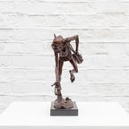 Snailmaker - Bronze Sculpture (Miniature) - Edition by artist David Goode - Wyecliffe Galleries