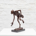 Snailmaker - Bronze Sculpture (Miniature) - Edition by artist David Goode - Wyecliffe Galleries