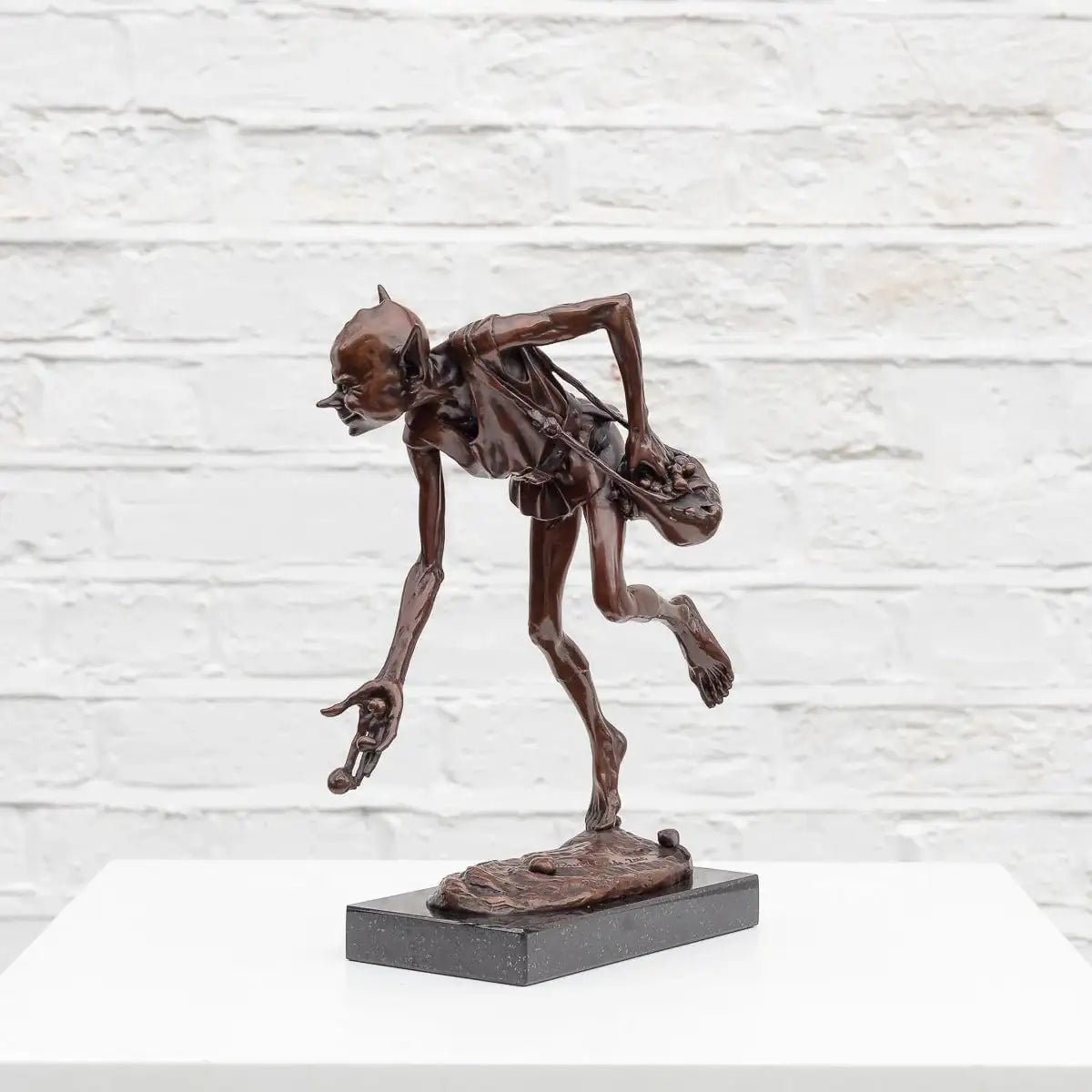 Snailmaker - Bronze Sculpture (Miniature) - Edition by artist David Goode - Wyecliffe Galleries