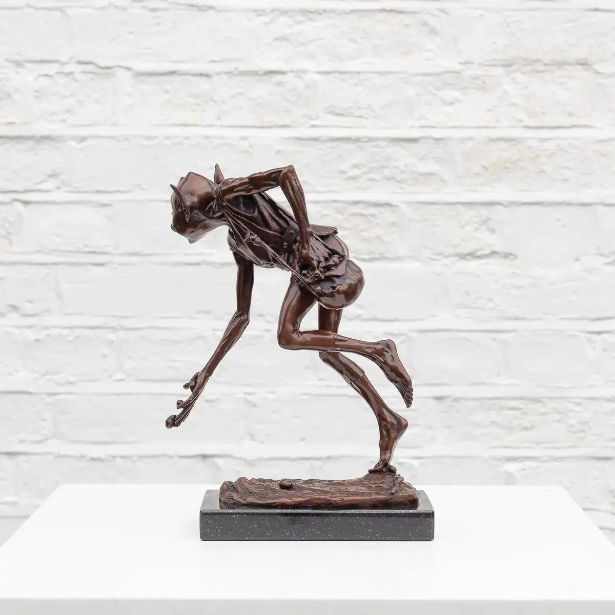 Snailmaker - Bronze Sculpture (Miniature) - Edition by artist David Goode - Wyecliffe Galleries