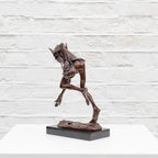 Snailmaker - Bronze Sculpture (Miniature) - Edition by artist David Goode - Wyecliffe Galleries