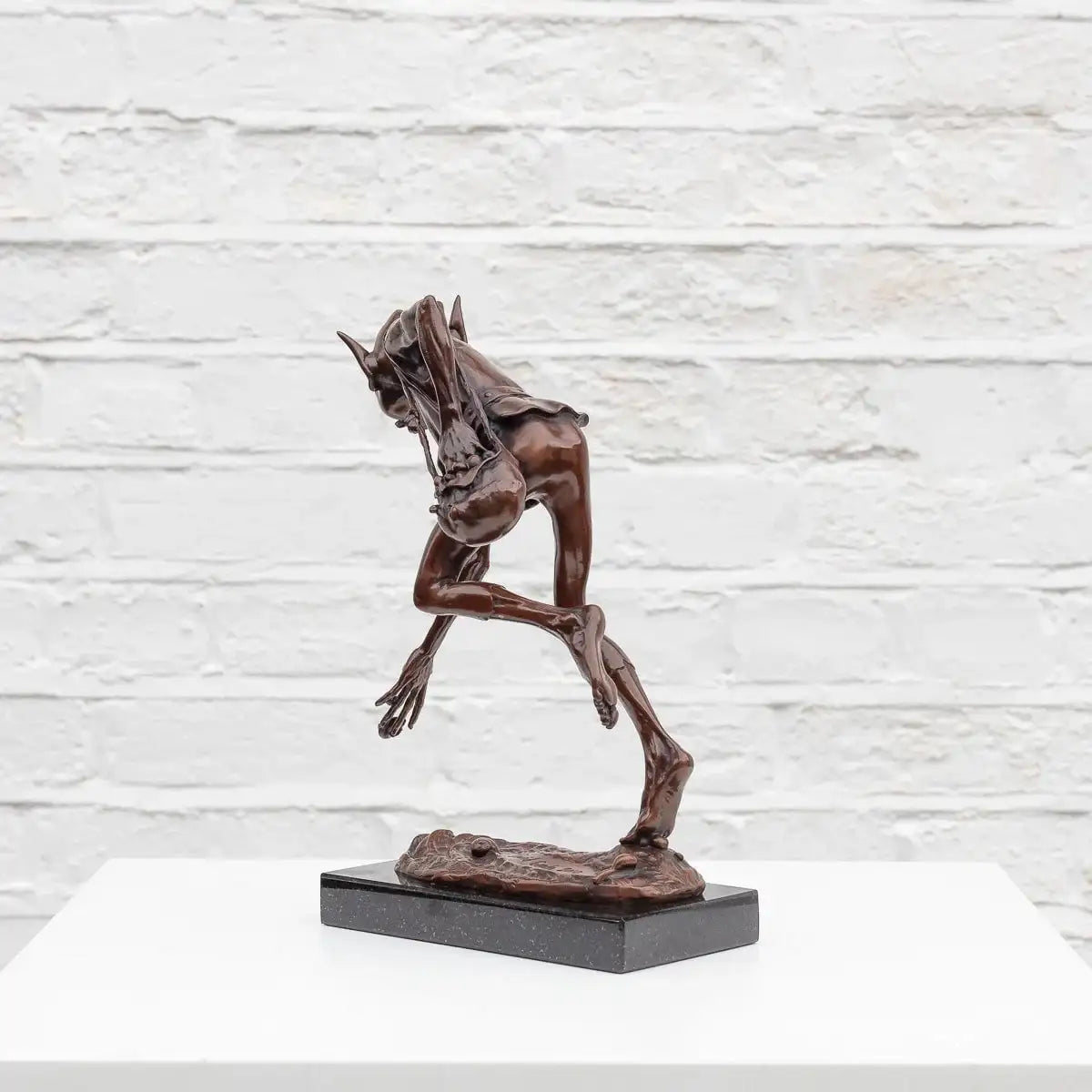 Snailmaker - Bronze Sculpture (Miniature) - Edition by artist David Goode - Wyecliffe Galleries